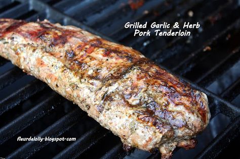 Smithfield Garlic Herb Pork Tenderloin, Blackstone Grill, Garlic Herb, Chicken Main Dishes, Cooking On The Grill, Pork Tenderloin, Family Favorites, Garlic, Main Dishes