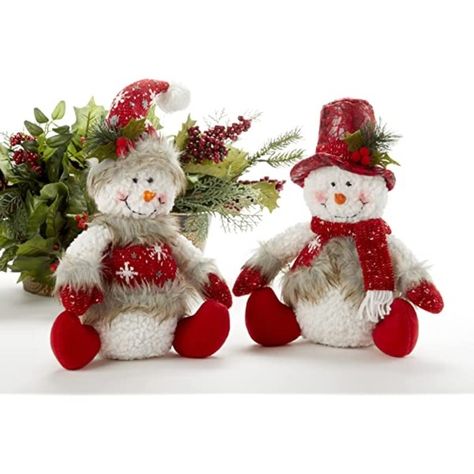 Shop Home's Delton White Red Size OS Holiday Decor at a discounted price at Poshmark. Description: Christmas Decoration Figurine Cloth Dolls New with hangtag Cloth fabric stuffed weighted bottom . Made for Sitting Black Bead Eyes , plastic carrot nose , stitched mouth Dressed in Red with Faux Fur Approx size 10". Sold by deezplace. Fast delivery, full service customer support. Plush Ideas, Stitched Mouth, Stuffed Snowman, Mrs Snowman, Blue Fall Decor, Mickey Mouse Cookies, Sitting Doll, Holiday Monogram, Fall Pumpkin Decor