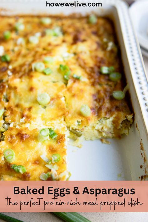 Indulge in the culinary symphony of flavors with our Eggs and Asparagus Casserole – a perfect marriage of protein-rich eggs, velvety cottage cheese, savory bacon, and the irresistible melt-in-your-mouth goodness of cheese. 🥓🧀 Elevate your breakfast, brunch, or dinner with this satisfying dish that seamlessly combines simplicity and taste. Asparagus Egg Casserole, Egg Asparagus Breakfast Casserole, Cottage Cheese Baked Eggs, Cottage Cheese Savory, Asparagus Egg Bake, Asparagus Breakfast Casserole, Eggs And Asparagus, Asparagus Breakfast, Egg Bake Casserole