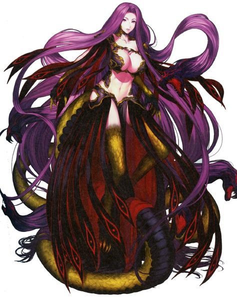 Gorgon Fate, Kurama Susanoo, Medusa Gorgon, Fate Stay Night Series, Concept Art Tutorial, Fate Stay Night Anime, Fate Anime Series, Anime Warrior, Monster Girl