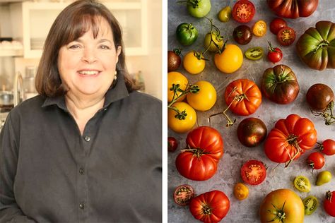 Ina Garten's 5 Best Tomato Recipes | Kitchn Tomato Crostini, Grilled Vegetable Skewers, Pecan Chicken Salads, Vegetable Skewers, Pecan Chicken, Crostini Recipes, Avocado Tomato Salad, Tomato Season, Tomato Tart