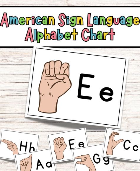 Enhance your classroom or home learning environment with these Sign Language Alphabet Posters! Available in color and easy-to-print black-and-white versions, these posters are perfect for helping students reference and learn the ASL alphabet. American Sign Language Alphabet, Sign Language Letters, Asl Alphabet, Posters For Classroom, Alphabet Signs, Alphabet Chart, Asl Sign Language, Sign Language Alphabet, Alphabet Posters