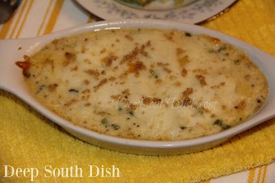 Au Gratin Recipes, Deep South Dish, Recipe Generator, Gratin Dish, Crab Recipes, Deep South, Crab Meat, Crab Cakes, Seafood Dishes