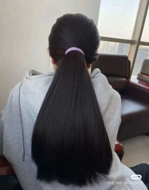 Long Thick Silky Hair, Thick Hair Aesthetic, Thick Silky Hair, Black Thick Hair, Really Thick Hair, Super Thick Hair, Thick Shiny Hair, Thick Straight Hair, Very Thick Hair