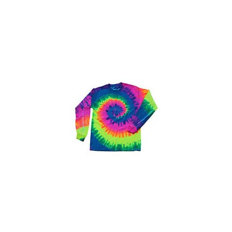 Tie Dye Shirt | eBay via Polyvore featuring tops, tie die shirts, tie dyed tops, tyedye shirts, tie-dye shirts and tye die shirts Tie Dye Shirts Patterns, Tie Dye Patterns Diy, How To Tie Dye, Rainbow Tie Dye, Bleach Tie Dye, Neon Rainbow, Rainbow Tie, Tie Dye Shirts, Tie Dye Long Sleeve