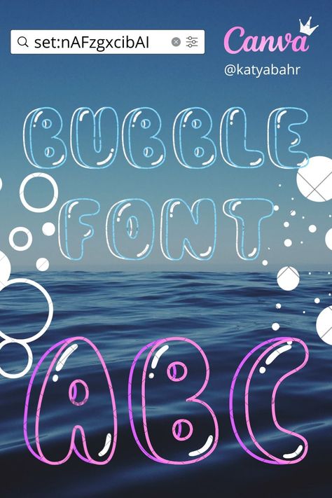 Bubble Alphabet is a font that resembles bubble letters. It is fun and playful, and perfect for adding a touch of whimsy to your#bubblefont #funwithfonts #creativelettering #typographylove #fontobsessed Canva Bubble Fonts, Canva Fonts Elements, Fontes Do Canva, Canva Letter Element, Canva Letters, Font Wallpaper, Font Canva Lettering, Canva Pro Elements, Outline Font