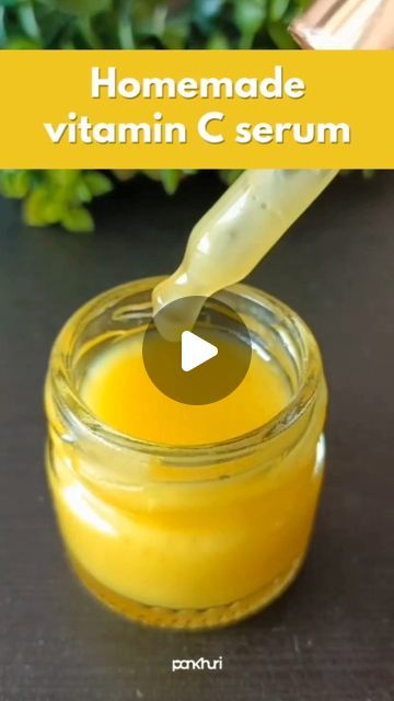 Home Made Serum For Face, Home Made Vitamin C Serum, How To Make Vitamin C Serum At Home, Best Vitamin C Serum For Face, Face Discoloration, Vitamin C Serum At Home, Serum At Home, Vitamin C For Face, Diy Vitamin C Serum