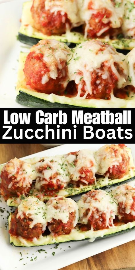 Low-Carb Meatball Zucchini Boats #lowcarbmeatballzucchiniboats #meatballzucchiniboats Zucchini And Meatballs, Zucchini Meatball Boats, Meatball Zucchini Boats, Zucchini Boats Beef, Best Way To Cook Zucchini, Meatball Zucchini, Keto Zucchini Boats, Meatballs Low Carb, Meatballs With Zucchini