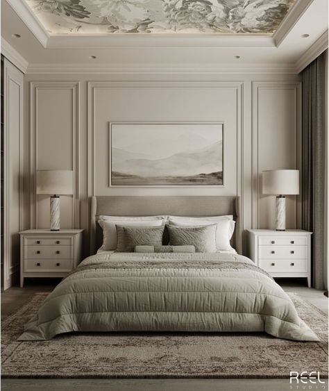 French Living Room Design, Classical Bedroom, French Living Rooms, Classical Interior, Bedroom Door Design, Headboard Wall, Bed Wall, Bedroom Sofa, Room Interior Design