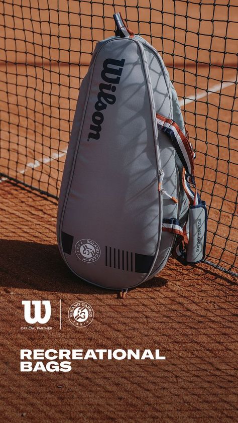 As an icon of American sports, Wilson has been changing and influencing the world of tennis for over a century. Headquartered in Chicago, Illinois, the company is divided into three sections, Team Sports, Golf and Racquet Sports. Their racquet sports department ensures that you will receive top quality equipment whether you are shopping for tennis, badminton or squash. These collections of Wilson tennis bags are made from materials that are PVC free, for a more sustainable environment. Bag Photoshoot, Tennis Racket Bag, Wilson Tennis, Tennis Equipment, Sustainable Environment, Tennis Life, Tennis Bags, Tennis Bag, Racquet Sports