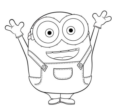 coloriage minion a imprimer Minion Tattoo, Minion Coloring Pages, Minions Images, Minions Coloring Pages, Minions Bob, Space Coloring Pages, Minion Pictures, Coloring Pages Free Printable, Adult Colouring Pages