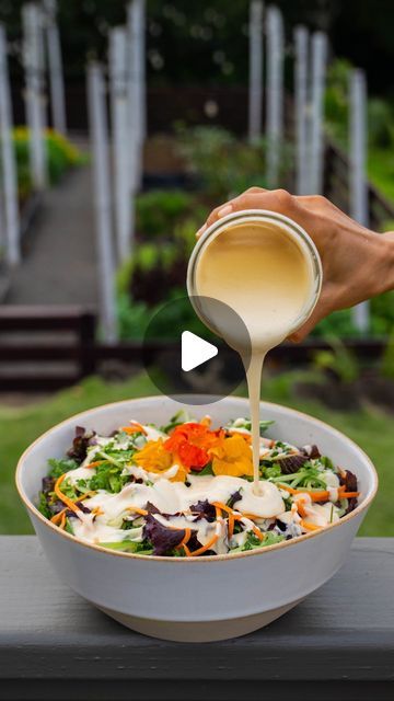 Kristina Carrillo-Bucaram on Instagram: "Best Raw Vegan Salad Dressing…Orange Creamsicle! 🍊🌱 Bookmark this recipe! 👈🏽 It’s sweet, creamy, and oil-free—without preservatives, processed ingredients, or added sugars. I’ve been making my own salad dressings for years, and this one is perfection. 👌🏽🤤
•
I made this salad dressing at my birthday party, and everyone went crazy for it. It makes 3-5 servings and stores well for days in the fridge so you can enjoy it anytime. 🌱🌟✨
•
Salad Dressing Ingredients:
🍊 Juice of 2-4 oranges, strained
🍊 Juice of 1 lime or lemon, strained
🍊 1 cup macadamia nuts
🍊 1 cup raw cashews
🍊 2 tablespoons raw tahini
🍊 2-3 tablespoons raw coconut nectar
🍊 1-2 cloves fresh garlic
🍊 1 teaspoon pink Himalayan salt
•
Please note: this is a higher fat dressin Raw Vegan Salad Dressing, Raw Vegan Salad, Coconut Nectar, Vegan Salad Dressing, Raw Coconut, Orange Creamsicle, Raw Cashews, Macadamia Oil, Cashew Nut