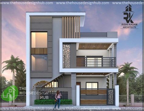 Modern Bungalow Design, Bungalow Designs, Beautiful Bungalow, Indian House Exterior Design, House Structure Design, Small House Design Architecture, Modern Bungalow House Design, 2 Storey House Design, House Outer Design