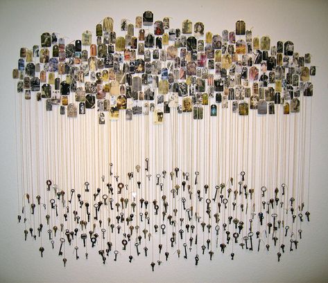 Data Art Installation, Data Art, Etched Mirror, Art Of Manliness, Table Office, Keys Art, Plaster Art, Art Storage, Time Art