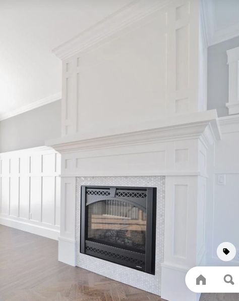 Wainscoting Height, Old World Furniture, Wainscoting Ideas, Millwork Wall, Dining Room Wainscoting, Wainscoting Styles, Diy Wainscoting, Fireplace Remodel, Home Fireplace