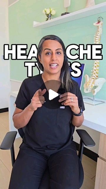 Haleema Khan on Instagram: "Different Types of Headaches & Their Causes

1️⃣ Back of the Head: Stress Headache – Time to reduce stress! 🧘‍♀️

2️⃣ Top of the Head: Could mean you need more food or water. Stay hydrated! 💧

3️⃣ Front of the Head: Lack of sleep might be the culprit. Catch those Zzz’s! 😴

4️⃣ Around the Eyebrows: Sinus Headache – Try medicine, exercise, or steam. 🌿

5️⃣ Tight Band Around the Head: Tension Headache – Step away from the screen and bright lights! 💻🌞

6️⃣ Neck Pain and Headache: Cervicogenic Headache – Visit your chiropractor or physiotherapist. 🏥

Chiropractic care can be effective in managing many of these headaches. By improving spinal alignment, reducing muscle tension, and promoting overall nervous system function, chiropractic adjustments can help alle Different Headaches Meaning, How To Reduce Headaches, Types Of Headaches Chart, Headache Meaning, Fast Headache Relief, Headache Chart, Cervicogenic Headache, Different Types Of Headaches, Tension Headache Causes