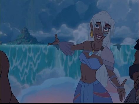 She speaks several languages and is fully versed in badass combat, so already she can do more things than you on any given day of the week. She also eventually becomes a ruler, so, kind of like a lady president. Disney Atlantis, Kida Disney, Kida Atlantis, Princess Kida, Atlantis The Lost Empire, Animation Disney, Art Disney, Disney Addict, Disney Life