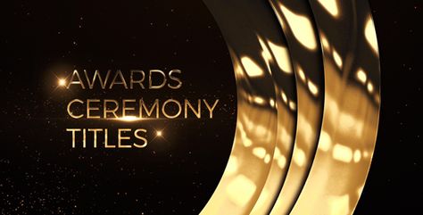 Awards Ceremony Titles by MambaTV Project features:No plugins required Modular Structure 10 Text Placeholders Full HD resolution (1080p) Duration ¨C 00:47 CS6 compatibilityMusic track are not included Fonts not included,free fonts used are Montserrat Great soundtrack you can find hereThank you! Awards Ceremony Titles is a grand and Award Ceremony Theme Ideas, Award Poster, Award Template, Ceremony Design, Modular Structure, Awards Night, Publicidad Creativa, Award Ceremony, Golden Design