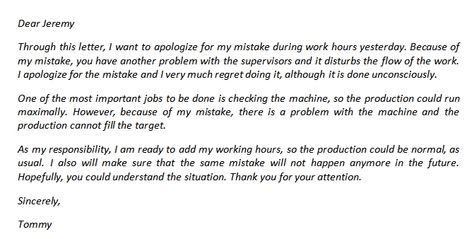 Apology Letter for Mistake at Work to Keep Good Relationship with the Boss Tone In Writing, Mistake At Work, Apology Letter, A Good Relationship, Good Relationship, An Apology, The Mistake, I Am Ready, The Boss