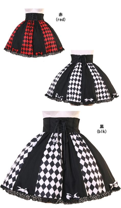 Clown Clothes, Panel Skirt, Kawaii Fashion Outfits, High Waist Skirt, Gothic Lolita, Character Outfits, Art Clothes, Lolita Fashion, Kawaii Fashion