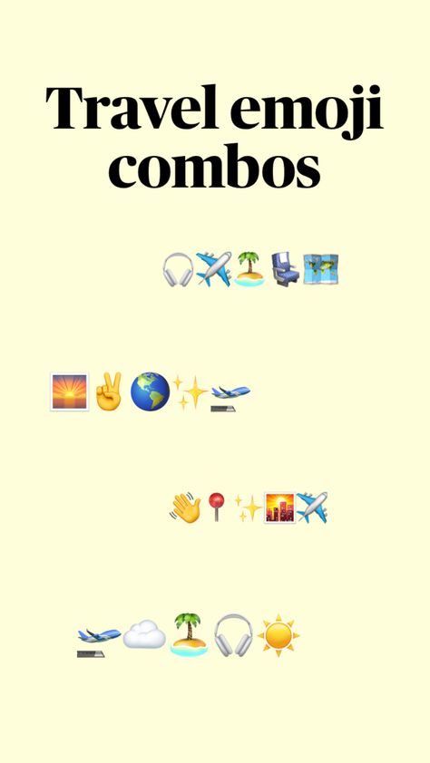 Comment✈️🎧🏝️🛫✨🌎🌅👋 if you love travelling!! Travel Emoji, Emoji Combos, If You Love, Love You, Social Media, Travel, Instagram