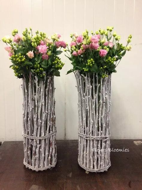 Takken Decor, Ranch Landscaping, Twig Crafts, Deco Champetre, Deco Nature, Diy Recycle, Deco Floral, Diy Home Crafts, Rock Garden