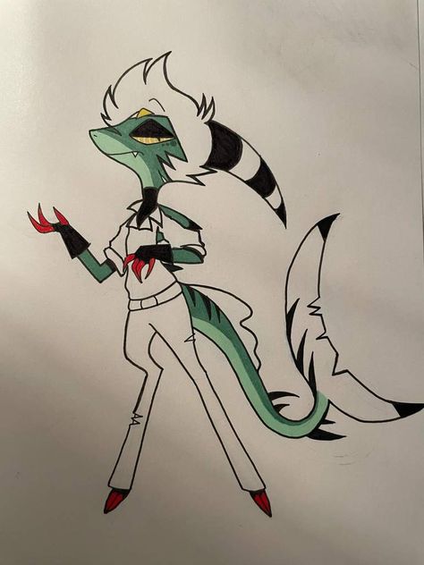 Hazbin Hotel Snake Oc, Demon Form, Crazy Art, Dark Lord, Bird Drawings, Weird Art, Hotel Art, Helluva Boss, Cute Doodles