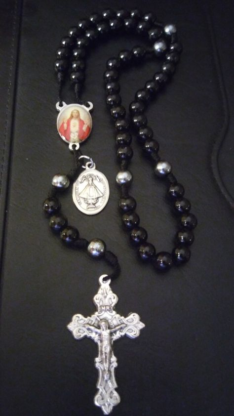 Sacred Heart, Our Lady, Rosary, Pearl Necklace, Statement Necklace, Statue, Rosario, San Juan, Guanajuato