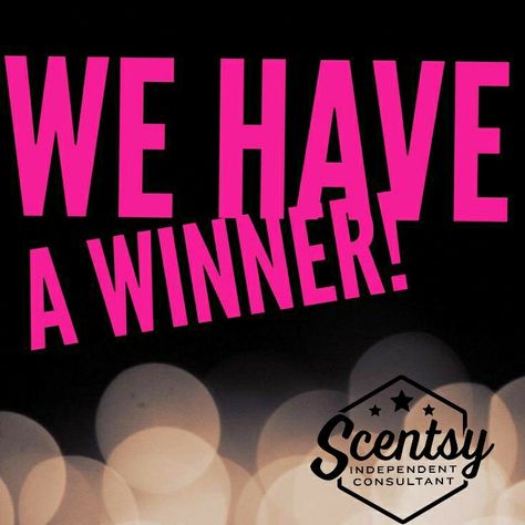 Scentsy We Have A Winner, Scentsy Winner, Scentsy Games, Online Party Games, Scentsy Facebook, Scentsy Ideas, Scentsy Consultant Ideas, We Have A Winner, Scentsy Independent Consultant