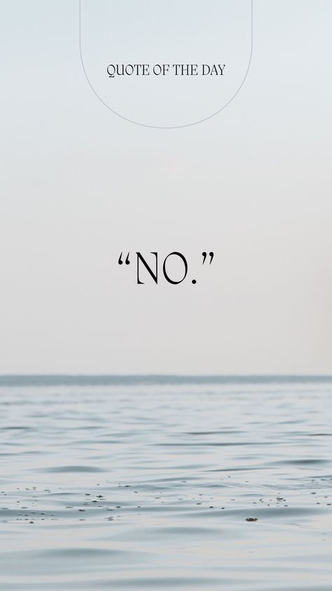 Saying no to people and things you don’t want or that don’t make you happy is a rare power. Use it. Say No Wallpaper, Saying No To People, No Wallpaper, Say No, Own Your Power, Saying No, You Happy, Quote Of The Day, Are You Happy