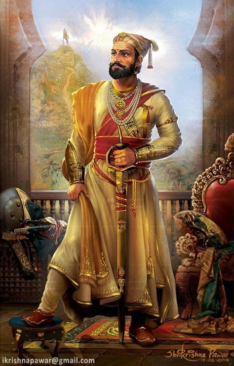 Chatrapathi Shivaji, Bhagat Singh Wallpapers, Shivaji Maharaj Painting, King Of India, भारतीय इतिहास, Freedom Fighters Of India, Indian Army Wallpapers, Shivaji Maharaj Hd Wallpaper, Indian Legends