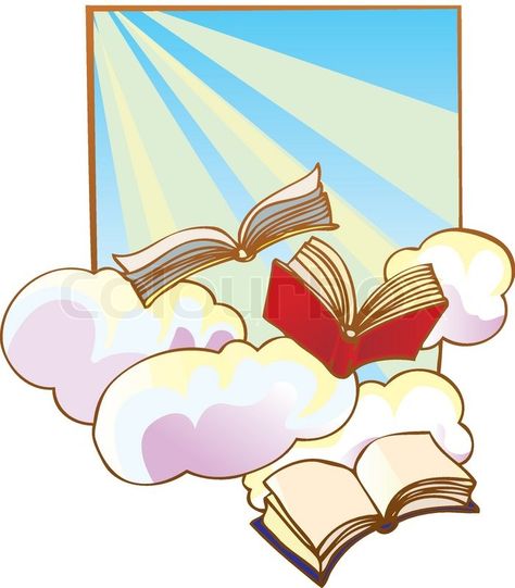 livro voando | Flying books | Stock Vector | Colourbox Books Flying, About Books, Above The Clouds, Color Pencil Art, Color Pencil, Open Book, Face Down, Stock Photography Free, Image Photography