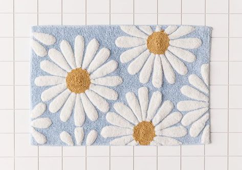 https://www.chatelaine.com/home-decor/cute-bath-mats/?utm_source=nl Tufting Ideas, Tufting Diy, Tissue Paper Art, Cute Bath Mats, Washable Bathroom Rugs, Funky Rugs, Punch Needle Patterns, Bathroom Rugs Bath Mats, Punch Needle Embroidery