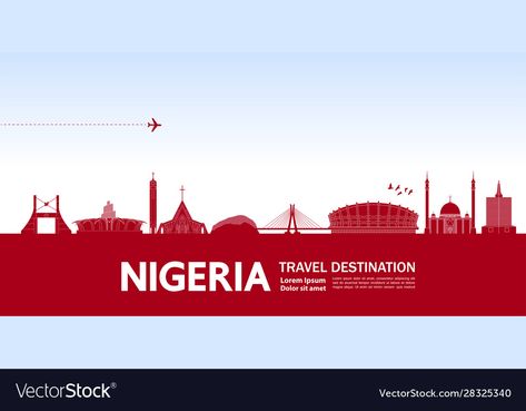 Nigeria Travel, Posters Design, Movie Posters Design, Business Names, High Res, Png Images, Adobe Illustrator, Travel Destinations, Poster Design