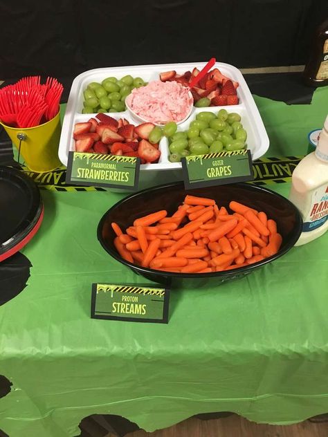 Ghostbusters Party Food Ideas, Ghostbuster Party Food Ideas, Ghostbuster Food Ideas, Ghostbuster Party Food, Ghostbusters Food Ideas, Ghostbusters Birthday Party Food, Ghost Buster Birthday Party Ideas, Ghostbusters Food, Ghostbusters Party Food