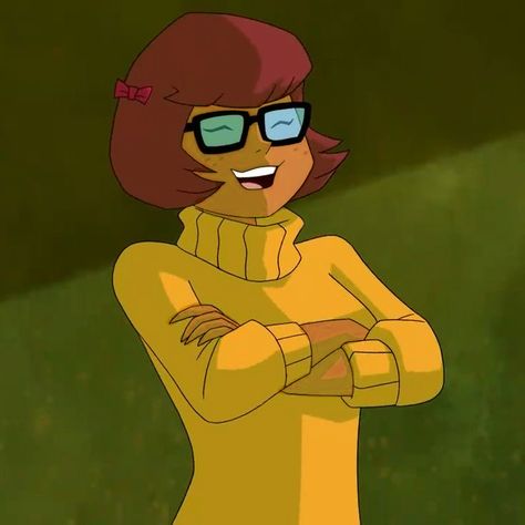 Velma Scooby Doo Cartoon, Scooby Doo Mystery Incorporated Velma, Velma Mystery Incorporated, Velma Pfp, Vilma Scooby Doo, Black Velma, Velma Aesthetic, Scooby Doo Velma, Mystery Incorporated