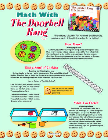 Math With The Doorbell Rang , Lesson Plans - The Mailbox The Doorbell Rang Activities Preschool, The Doorbell Rang Activities, The Doorbell Rang, Theme Preschool, Paper Umbrella, Cookies Theme, Teaching Numbers, Paper Umbrellas, Creative Curriculum