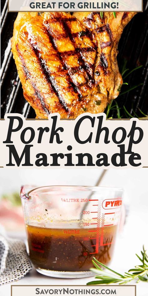 Pan Grilled Pork Chops, Easy Pork Chop Marinade, Pork Chops On The Grill, Best Pork Chop Marinade, Marinade Pork, Pork Marinade Recipes, Pork Chop Marinade Recipes, Pork Chop Marinade, Marinated Pork Chops