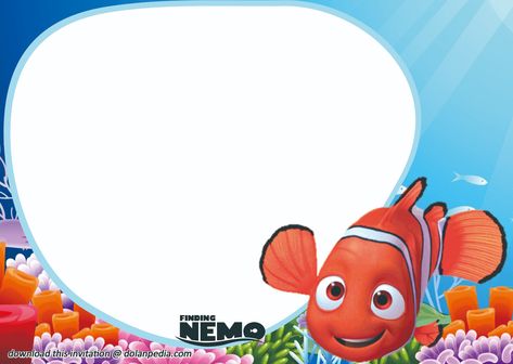 Download Now FREE Template Free Printable Finding Nemo Birthday Invitation Template Finding Nemo Invitations, Colorful Birthday Party Invitations, Nemo Movie, Finding Nemo Movie, Pool Party Invitation Template, Finding Nemo Birthday, Sneaker Jordan, Nemo Party, Nametags For Kids