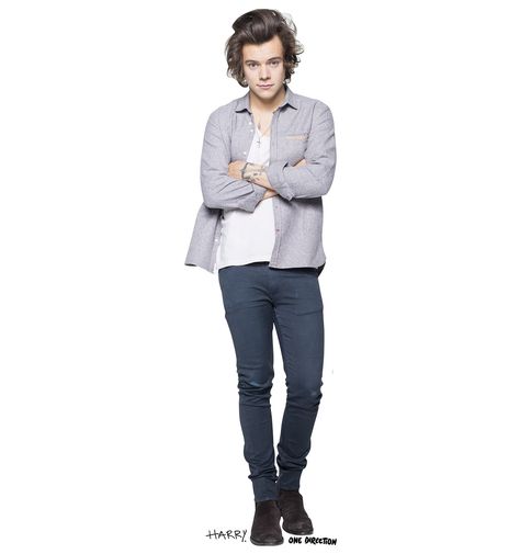 Features:  -Cardboard easel included.  -Can be mounted to a wall or door, or stand by itself.  -Material: Solid corrugated cardboard.  -Made in the USA.  -Matte finish to help prevent glare.  -One Dir Harry Styles Cardboard Cutout, Harry Styles Long Hair, Cardboard Standup, Room Vibes, One Direction Harry Styles, Cardboard Cutouts, Cardboard Cutout, One Direction Harry, Us Marine