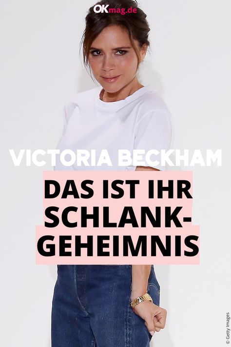 Victoria Beckham ist für ihre schlanke Linie und ihre Disziplin bekannt. Neben einer ausgewogenen, gesunden Ernährung und Sport hat die dreifache Mutter allerdings noch einen einfachen Trick, um ihren Stoffwechsel anzukurbeln ... #victoriabeckham #abnehmen #apfelessig #okmag Viktoria Beckham, Sport Hat, Victoria Beckham, Fitness Motivation, Women's Top, T Shirt, Quick Saves, Fit Motivation