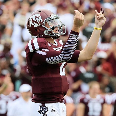 Johnny Manziel, is one of many high profile NCAA athletes that has been accused of receiving impermissible benefits warranting a 1/2 game suspension in the first game of the season vs RICE university. Johnny Manziel, Heisman Trophy Winners, Heisman Trophy, Merle Haggard, Browns Fans, Show Me The Money, Fantasy Sports, Football Pictures, Texas A&m