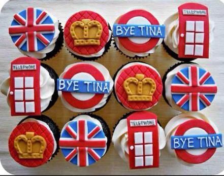 British cupcakes Australia Cupcakes, British Cupcakes, Farewell Cupcakes, The Ritz Carlton Hotel, Jubilee Cake, Queens Jubilee, Royal Tea Parties, British Things, Ritz Carlton Hotel