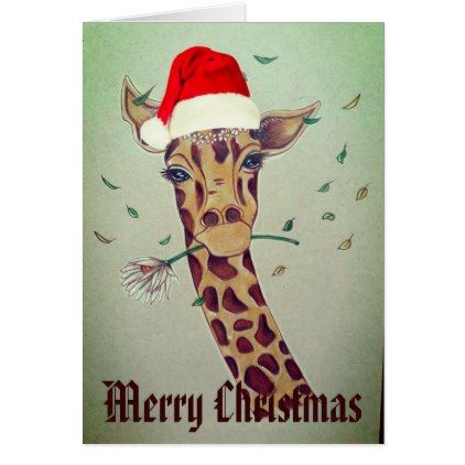 Giraffe Hand Drawing illustration Greeting Cards - Xmascards ChristmasEve Christmas Eve Christmas merry xmas family holy kids gifts holidays Santa cards Chocolate Bar Card, Bar Card, Mum Daughter, Painted Illustration, Gift Holders, Alcohol Gifts, Watercolor Greeting Cards, Paper Board, Red Envelope