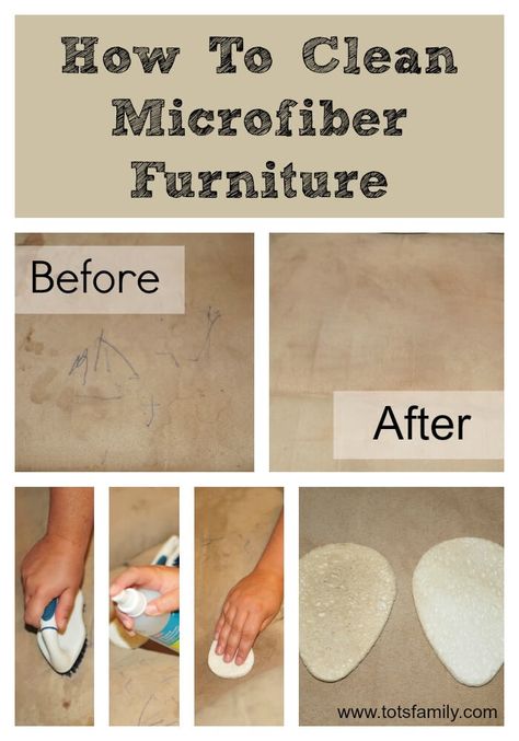 TOTS Family, Parenting, Kids, Food, Crafts, DIY and Travel How-To-Clean-Microfiber How To Clean Microfiber Furniture - Super Easy and Affordable Home TOTS Family  microfiber how to cleaning Microfiber Couch, Clean Baking Pans, Cleaning Painted Walls, Glass Cooktop, Diy Cleaners, Cleaners Homemade, Clean Dishwasher, Simple Life Hacks, Clean Microfiber