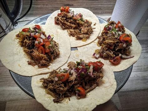 Pati Jinich Recipes 🍿🍜🍛🍝 | Made slow cooker pork carnitas again | Facebook Pati Jinich Recipes, Slow Cooker Pork Carnitas, Patis Mexican Table, Pati Jinich, Pork Carnitas Slow Cooker, Mexican Table, Pork Carnitas, Slow Cooker Pork, Tortillas