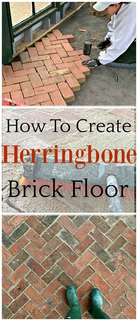 Herringbone Brick Garden Path, Herringbone Brick Pavers, Outdoor Brick Flooring, Brick Patterns Walkway, Brick Paver Flooring, Bricks Flooring Outdoor, Reclaimed Brick Pathway, Brick Paving Patterns, Brick Laying Patterns