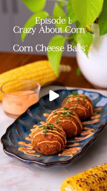 Saloni Kukreja🌷 on Instagram: "Some of my absolute favourite recipes from this series😍  Of course the first recipe had to be the classic and irresistible Cheese Corn Balls 🌽🧀 Here’s how you make them at home ☺️  Ingredients :  Boiled Potatoes - 3 nos  Roasted Corn - 1/2 Cup Capsicum - 1/2 no Garlic - 3 cloves  Green Chillies - 2 nos Chilli flakes - 1 Tsp Oregano - 1 Tsp Salt & Pepper - Taste  Processed Cheese - 1/2 Cup Mozzarella Cubes - 8-10 nos  Bread Crumbs - 3 Tbsps  For coating :  Bread Crumbs - 1/2 Cup Flour/ Maida - 2 Tbsps Cornflour - 2 Tbsps Water - 6-7 Tbsps  Salt & Pepper - Taste  Kashmiri Chilli Pwd - 1/2 Tsp Oil For Frying   Process :  * Start by boiling & grating the potatoes  * Add in the grilled corn kernels along with the finely diced capsicum, green chillies, grated g Saloni Kukreja, Cheese Corn Balls, Corn Ball, Corn Balls, Kashmiri Chilli, Cheese Corn, Corn Cheese, Roasted Corn, Corn Kernel