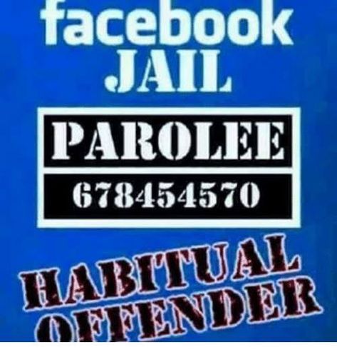 Jail Quote, Jail Meme, Facebook Jail, Keyboard Warrior, Qoutes About Love, Facebook Humor, Funny As Hell, Popular Books, Twisted Humor