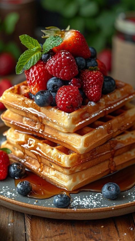 Culinary Food Photography, Waffles Photography, Waffles Aesthetic, Food Photography Dessert, Decadent Food, Food Crush, Photographing Food, Sweet Desserts, Pretty Food